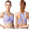 Magic Front Closure Sculpting Sports Bra | Wireless Racerback Design