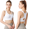 Magic Front Closure Sculpting Sports Bra | Wireless Racerback Design