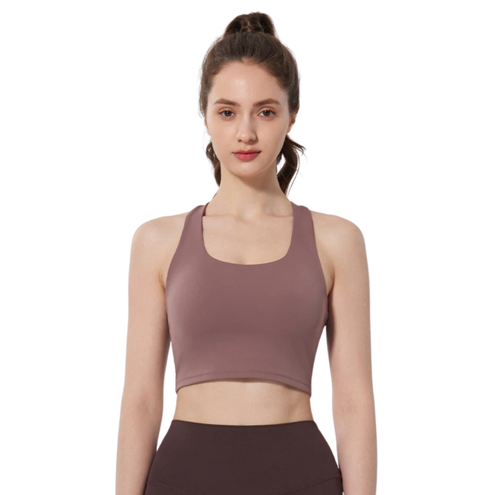 Magic Seamless Criss-Cross Back Sports Bra | Comfortable & Lightweight Support