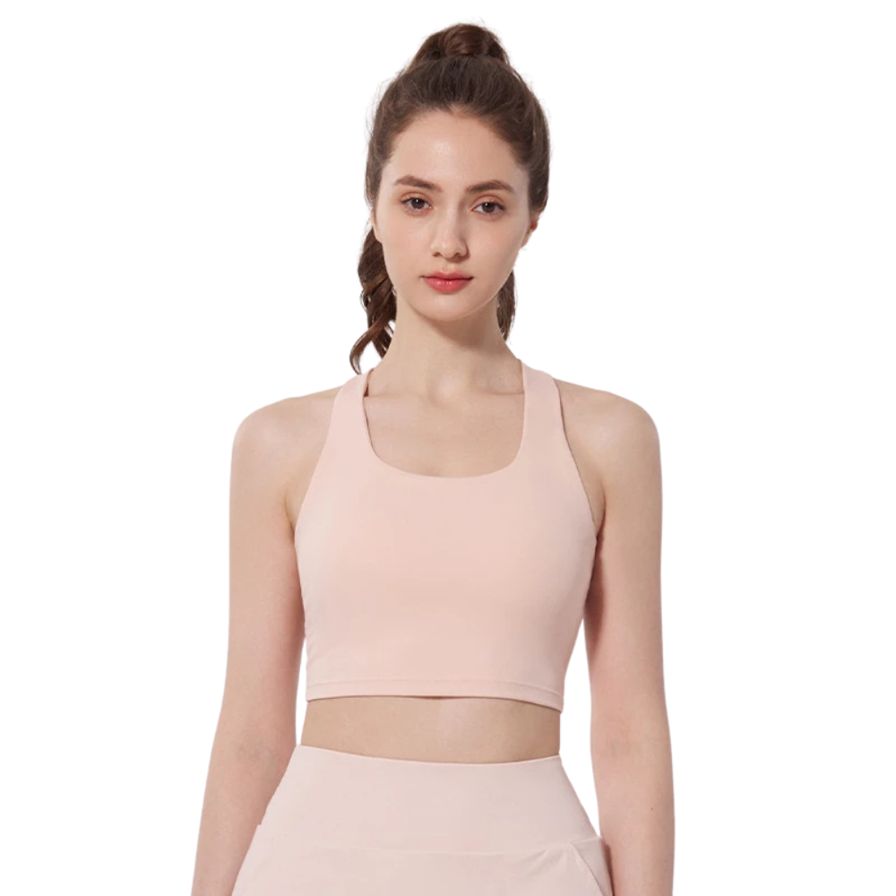Magic Seamless Criss-Cross Back Sports Bra | Comfortable & Lightweight Support