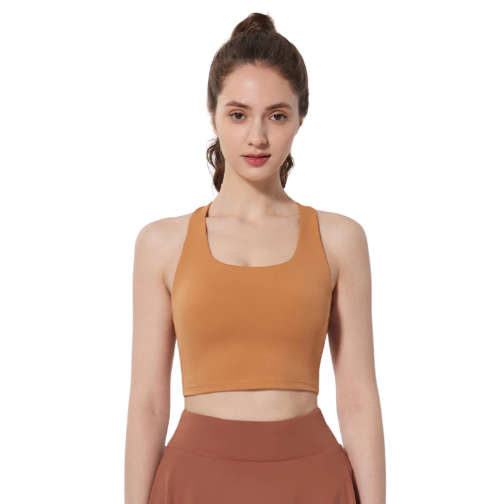Magic Seamless Criss-Cross Back Sports Bra | Comfortable & Lightweight Support