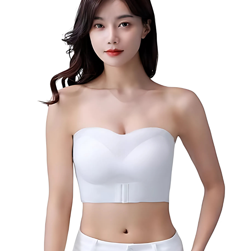 Magic Strapless Front Buckle Convertible Wireless Bra