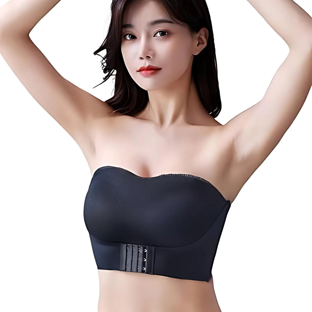 Magic Strapless Front Buckle Convertible Wireless Bra