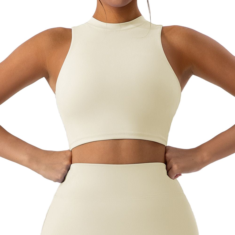 Magic High Neck Sports Bra for Women | Longline Padded Removable Cup Design - Magic Bra