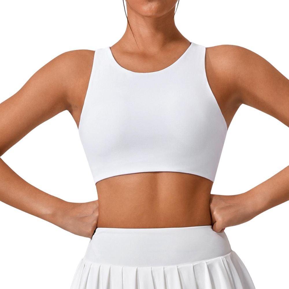 Magic Open Back High Neck Sports Bra | Longline Padded Support - Magic Bra