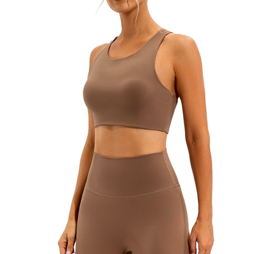 Magic Open Back High Neck Sports Bra | Longline Padded Support - Magic Bra