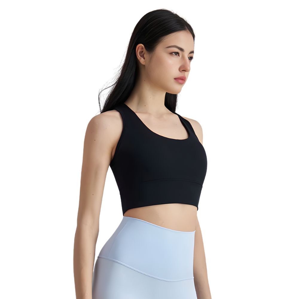 Magic Racerback Longline Sports Bra | Great Support Workout Top - Magic Bra