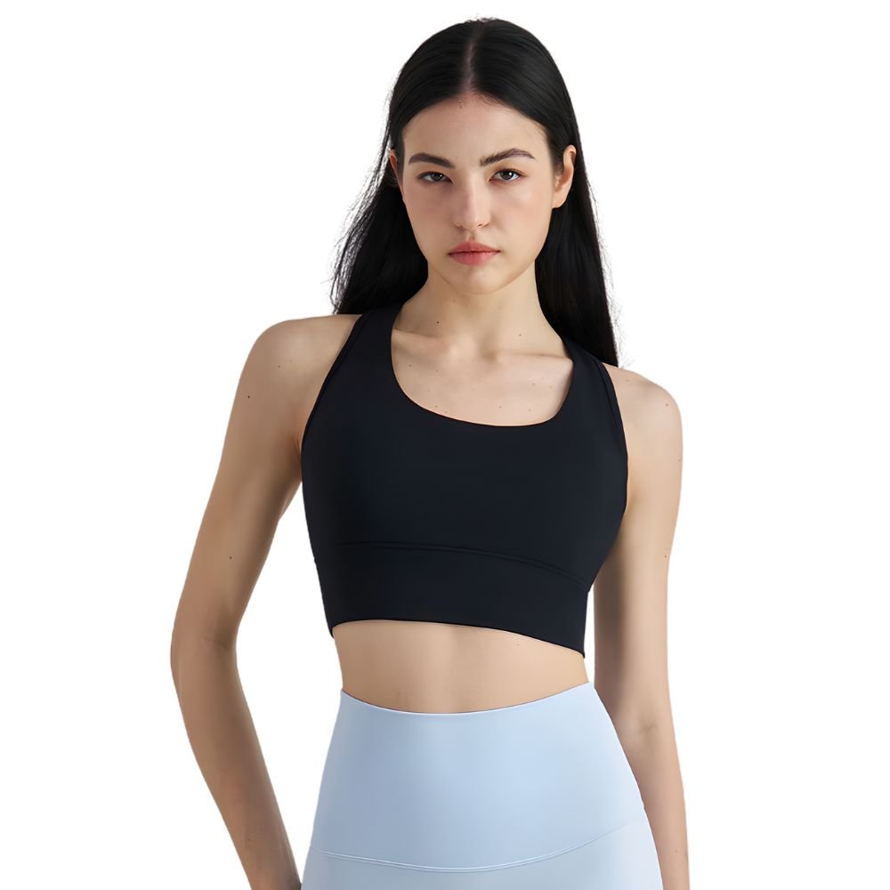 Magic Racerback Longline Sports Bra | Great Support Workout Top - Magic Bra