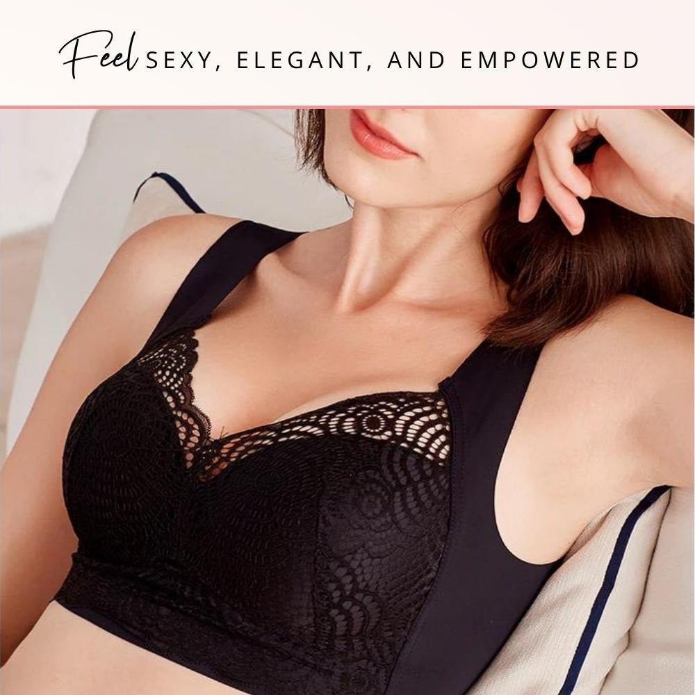 Magic Wire Free Lace Bras Thin Cup Plus Size - Magic Bra SG